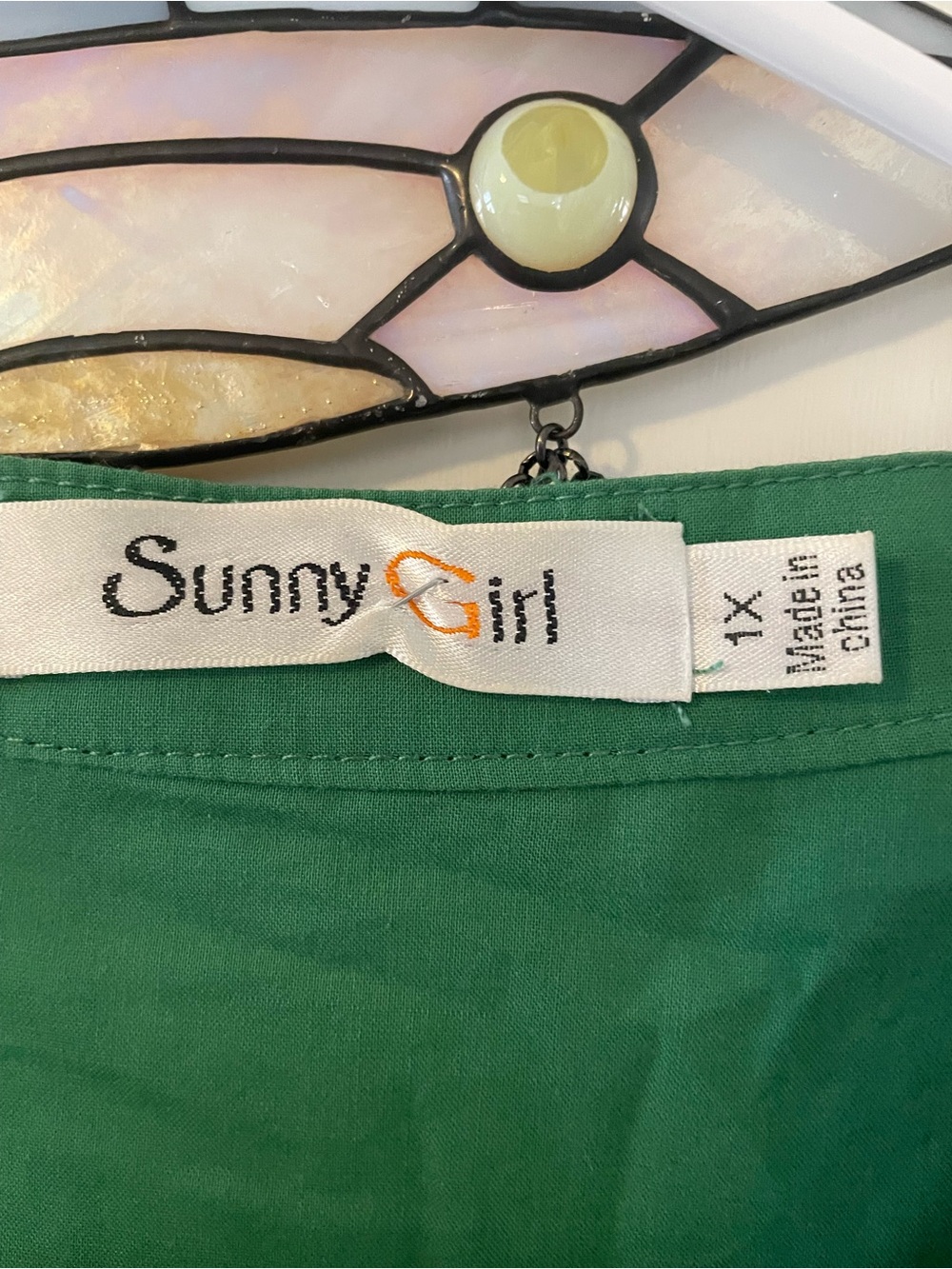 ModCloth Green Embroidered Button-Front Dress - Picture 4 of 4